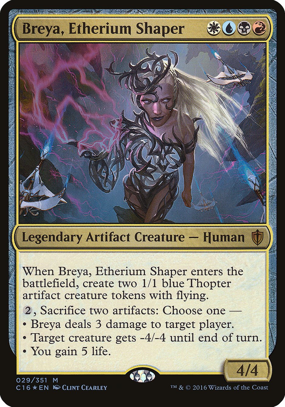 Breya, Etherium Shaper (Commander 2016) [Commander 2016 Oversized] | Card Citadel