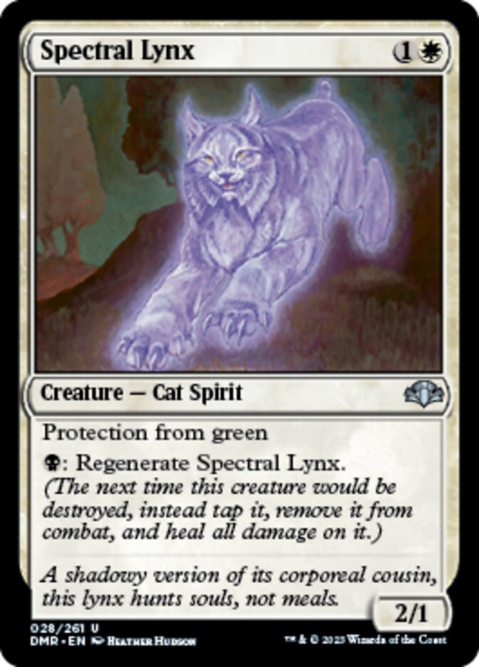 Spectral Lynx [Dominaria Remastered] | Card Citadel