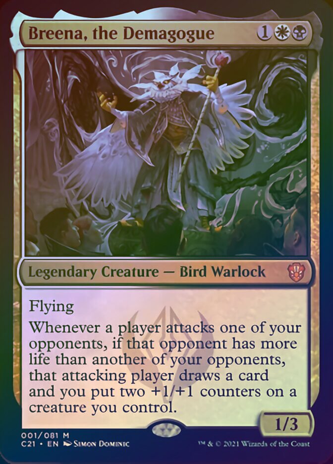 Breena, the Demagogue (Display Commander) [Commander 2021] | Card Citadel