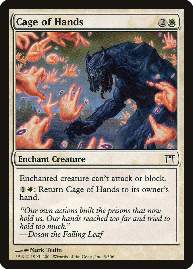 Cage of Hands [Champions of Kamigawa] | Card Citadel