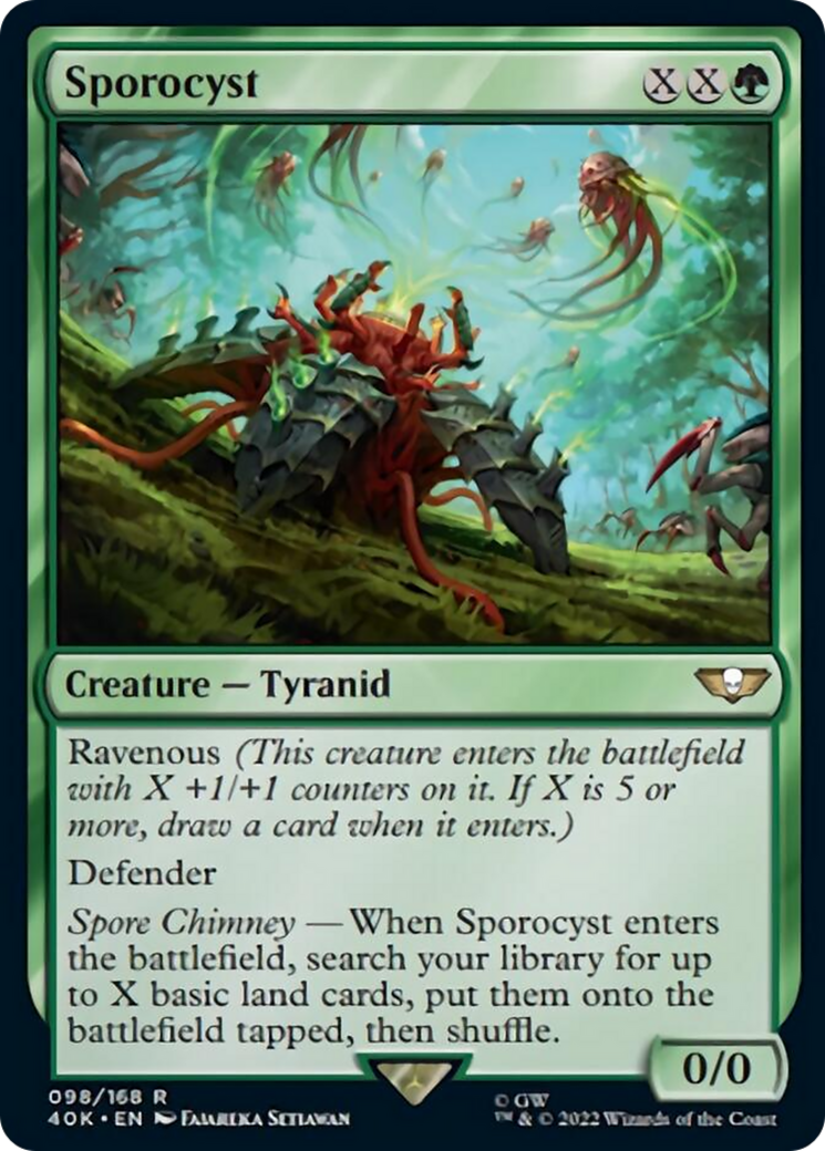 Sporocyst (Surge Foil) [Universes Beyond: Warhammer 40,000] | Card Citadel