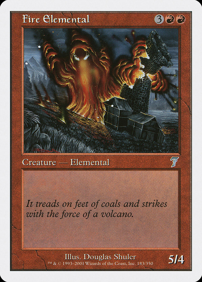 Fire Elemental [Seventh Edition] | Card Citadel