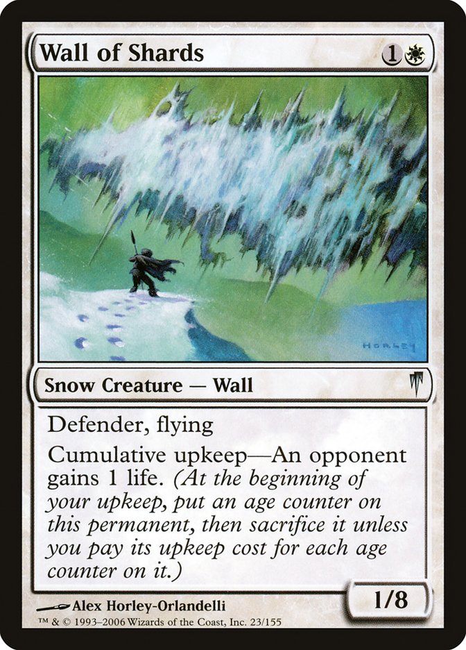 Wall of Shards [Coldsnap] | Card Citadel