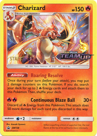 Charizard (SM158) (Staff) [Sun & Moon: Black Star Promos] | Card Citadel