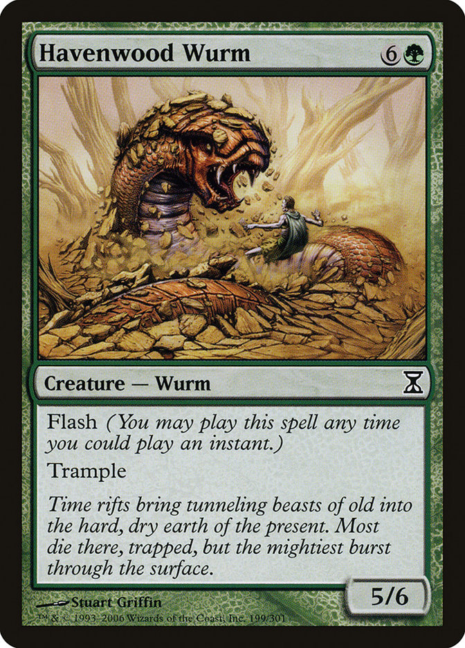 Havenwood Wurm [Time Spiral] | Card Citadel