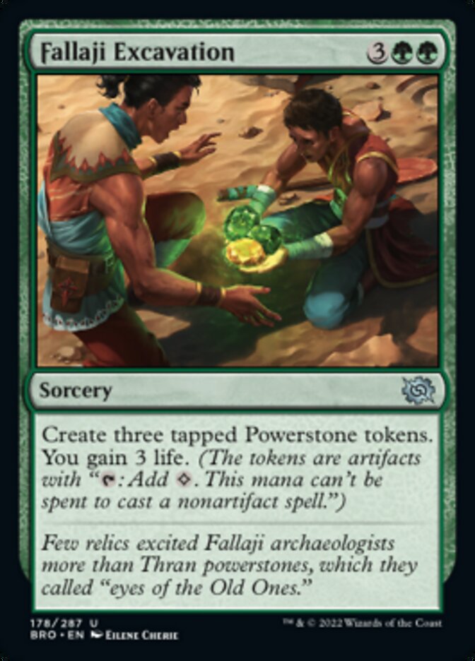 Fallaji Excavation [The Brothers' War] | Card Citadel