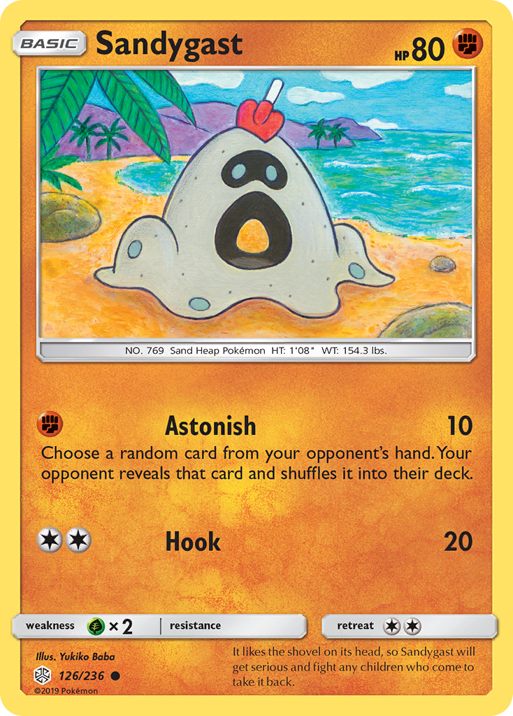 Sandygast (126/236) [Sun & Moon: Cosmic Eclipse] | Card Citadel