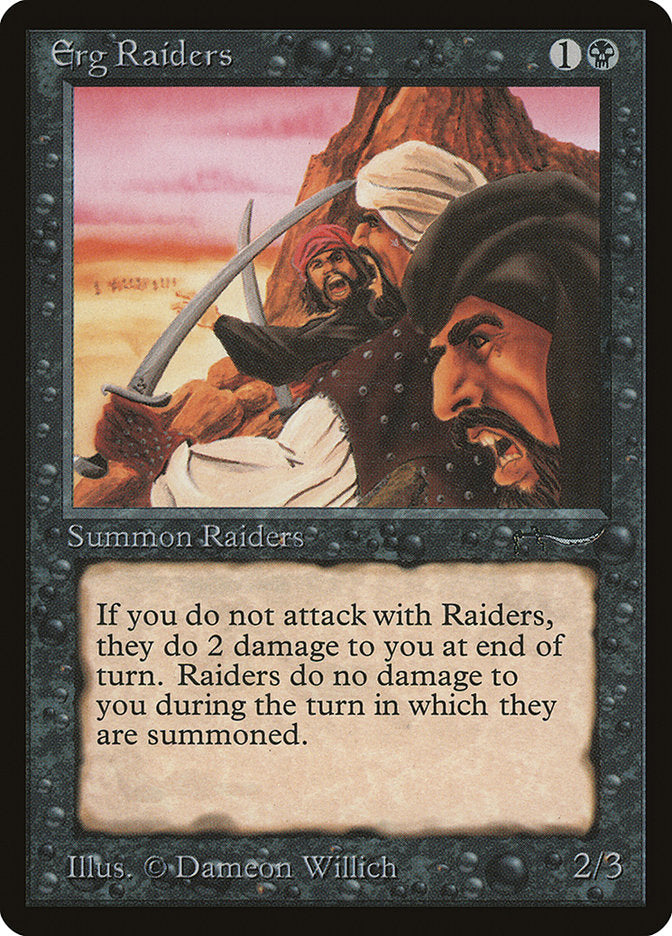 Erg Raiders (Light Mana Cost) [Arabian Nights] | Card Citadel