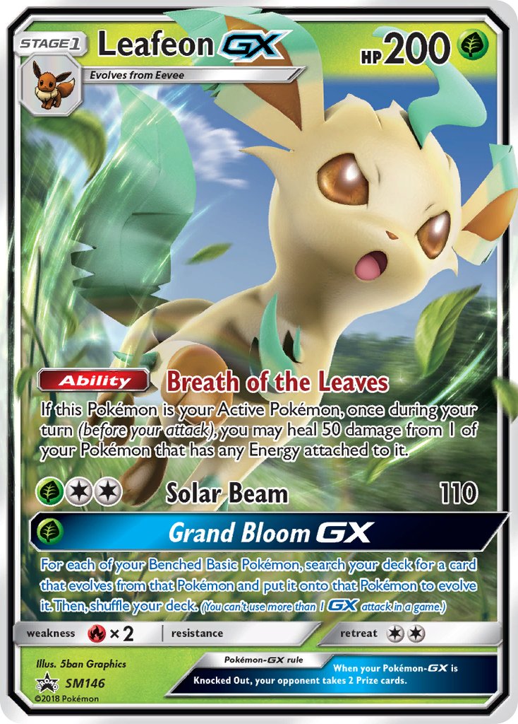 Leafeon GX (SM146) [Sun & Moon: Black Star Promos] | Card Citadel