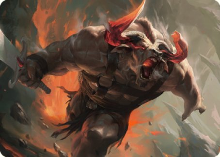 Furious Bellow Art Card [Dominaria United Art Series] | Card Citadel