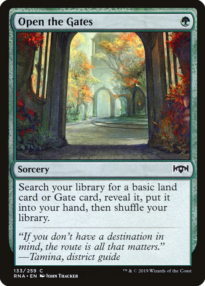 Open the Gates [Ravnica Allegiance] | Card Citadel