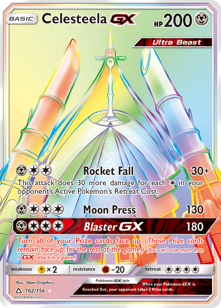 Celesteela GX (162/156) [Sun & Moon: Ultra Prism] | Card Citadel