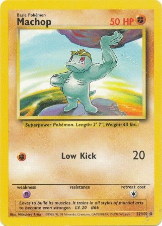 Machop (52/102) [Base Set Unlimited] | Card Citadel