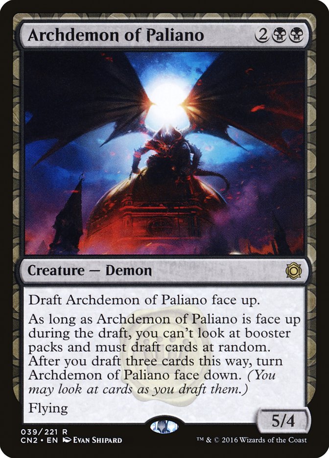 Archdemon of Paliano [Conspiracy: Take the Crown] | Card Citadel