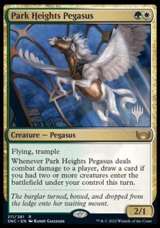 Park Heights Pegasus (Promo Pack) [Streets of New Capenna Promos] | Card Citadel