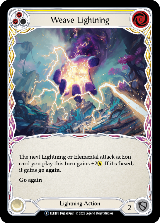 Weave Lightning (Yellow) [U-ELE181] Unlimited Normal | Card Citadel