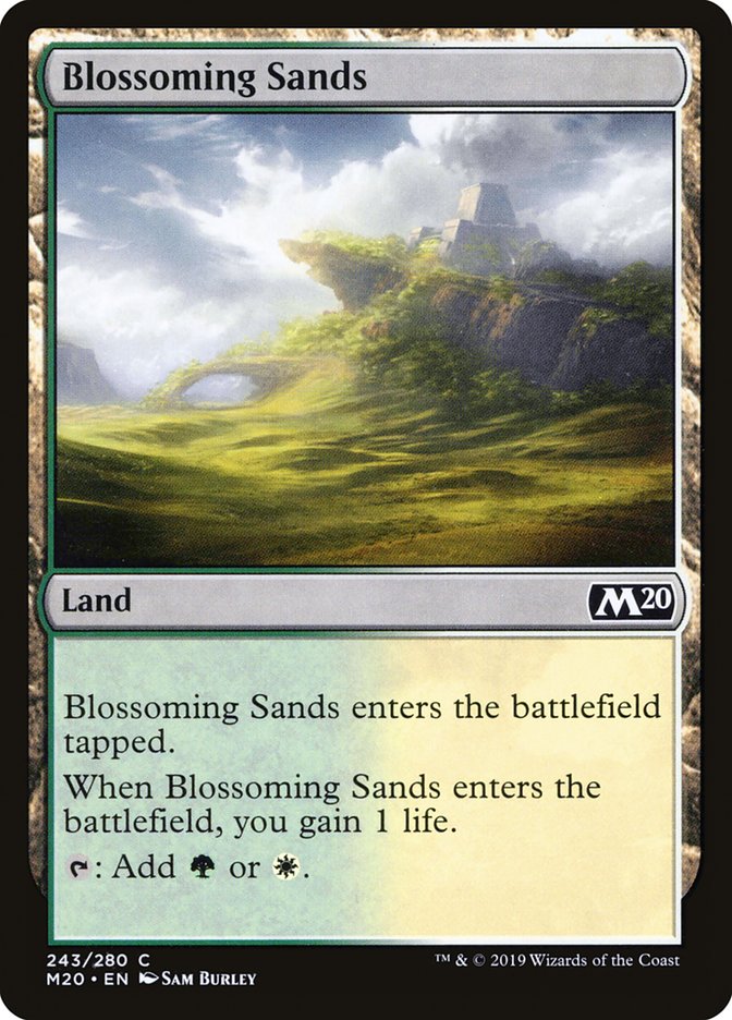 Blossoming Sands [Core Set 2020] | Card Citadel