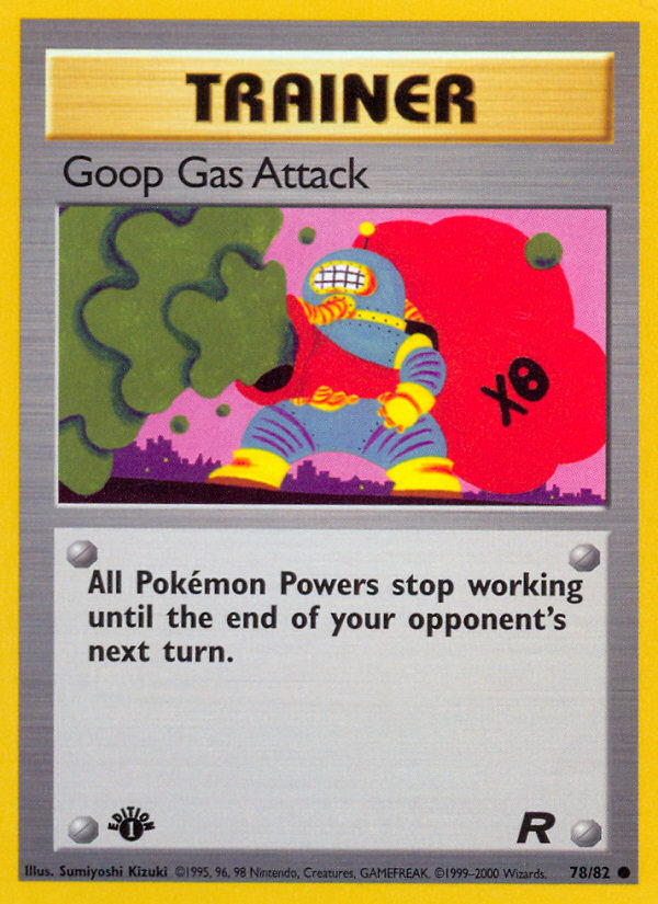Goop Gas Attack (78/82) [Team Rocket 1st Edition] | Card Citadel