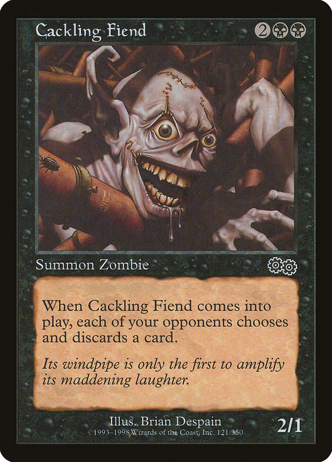 Cackling Fiend [Urza's Saga] | Card Citadel