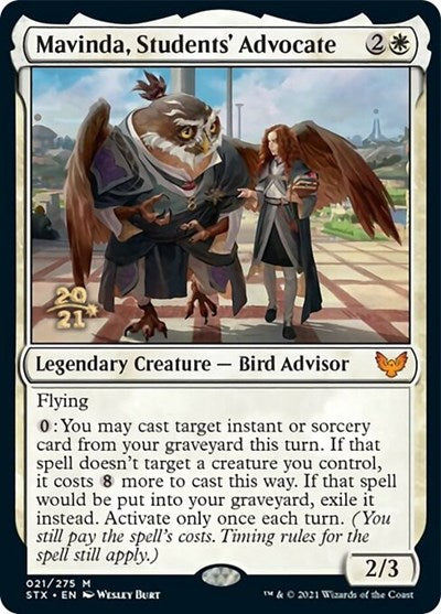 Mavinda, Students' Advocate [Strixhaven: School of Mages Prerelease Promos] | Card Citadel