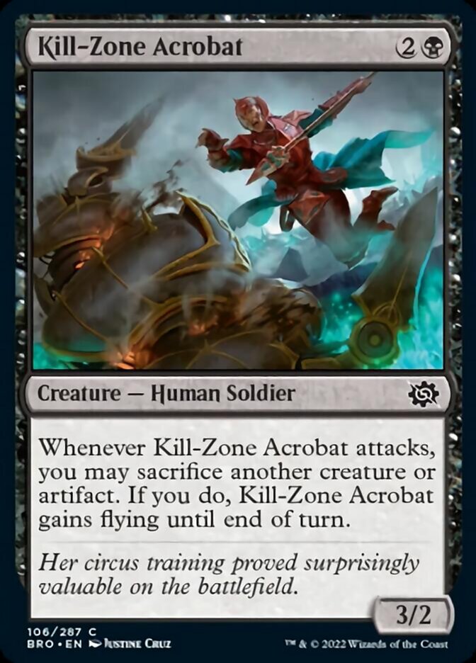 Kill-Zone Acrobat [The Brothers' War] | Card Citadel