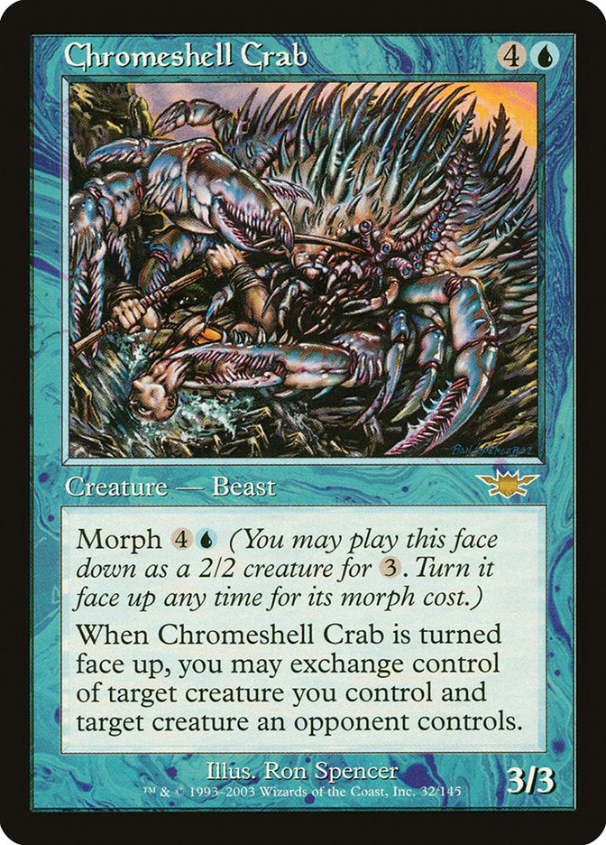 Chromeshell Crab [Legions] | Card Citadel
