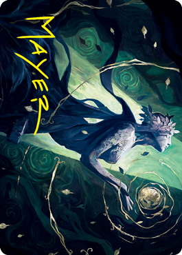 Nature's Embrace Art Card (Gold-Stamped Signature) [Innistrad: Crimson Vow Art Series] | Card Citadel