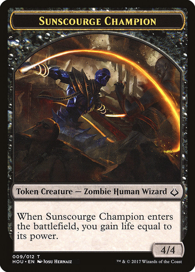 Sunscourge Champion Token [Hour of Devastation Tokens] | Card Citadel