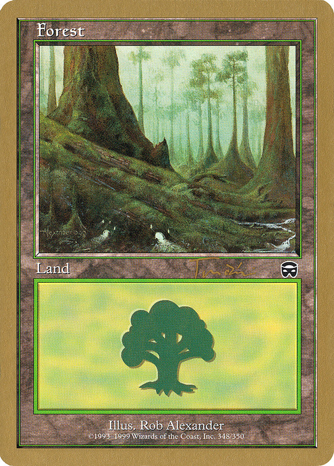 Forest (jt348) (Jan Tomcani) [World Championship Decks 2001] | Card Citadel