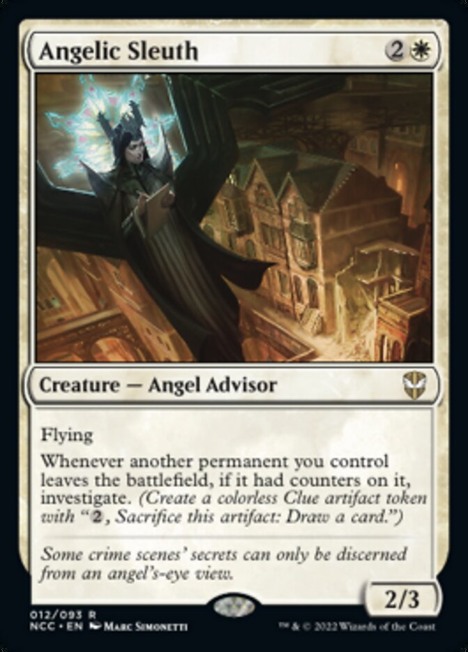 Angelic Sleuth [Streets of New Capenna Commander] | Card Citadel