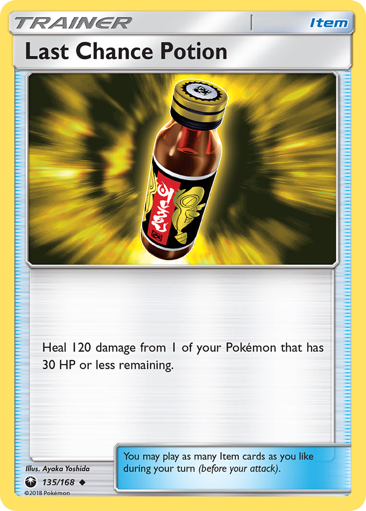 Last Chance Potion (135/168) [Sun & Moon: Celestial Storm] | Card Citadel