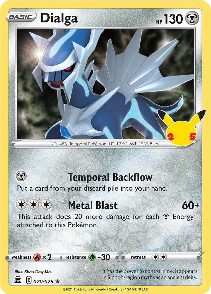 Dialga (020/025) [Celebrations: 25th Anniversary] | Card Citadel