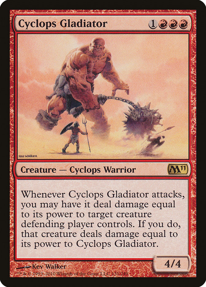 Cyclops Gladiator [Magic 2011] | Card Citadel