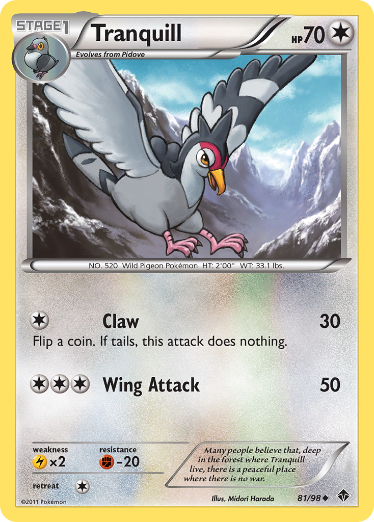 Tranquill (81/98) [Black & White: Emerging Powers] | Card Citadel