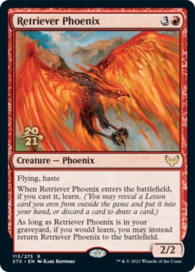 Retriever Phoenix [Strixhaven: School of Mages Prerelease Promos] | Card Citadel