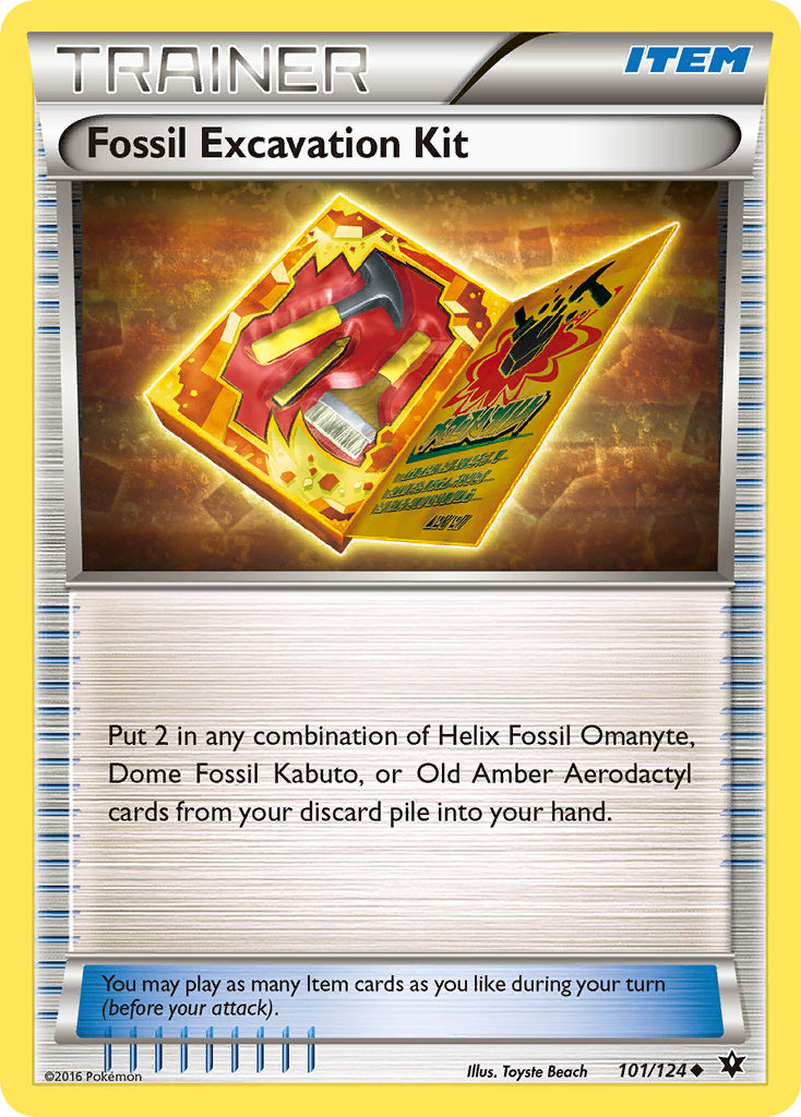 Fossil Excavation Kit (101/124) [XY: Fates Collide] | Card Citadel