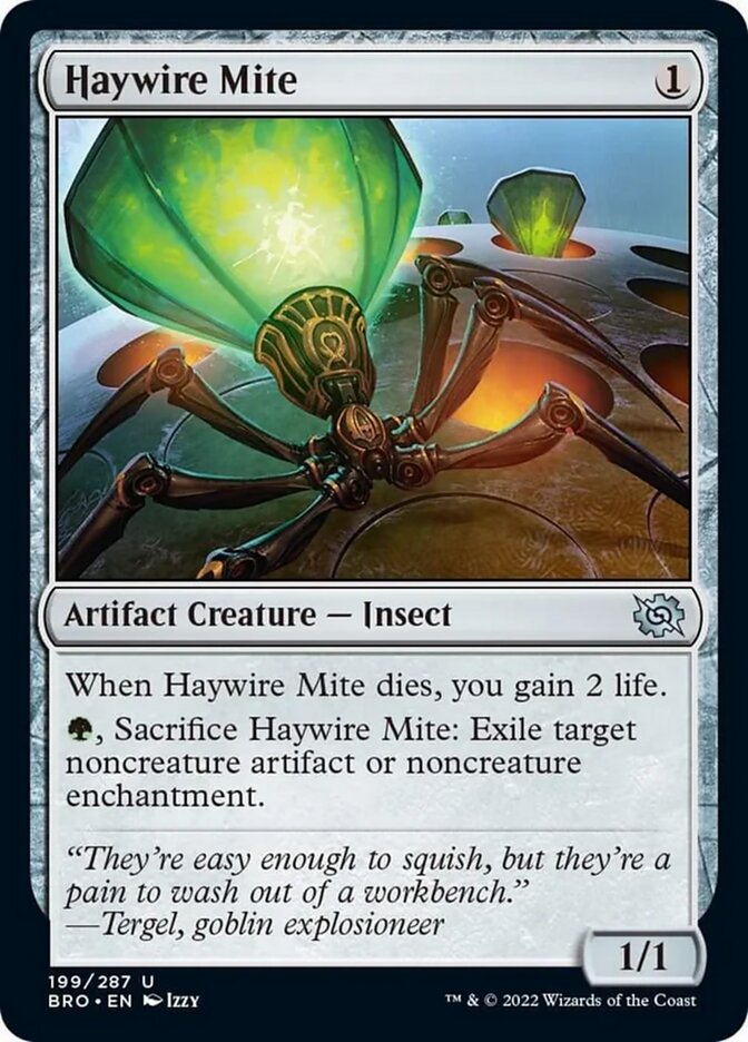 Haywire Mite [The Brothers' War] | Card Citadel