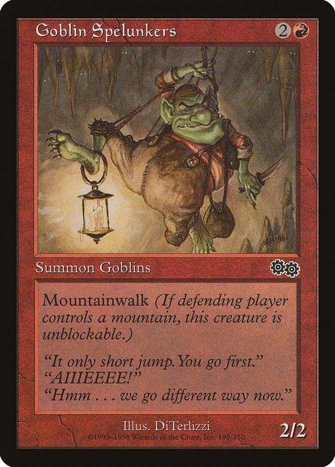 Goblin Spelunkers [Urza's Saga] | Card Citadel