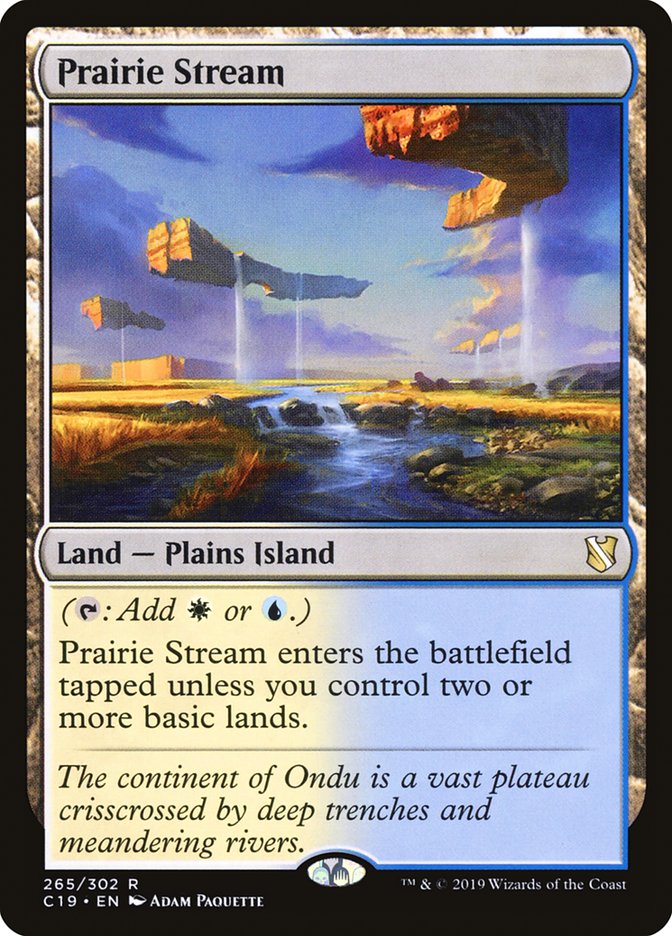 Prairie Stream [Commander 2019] | Card Citadel