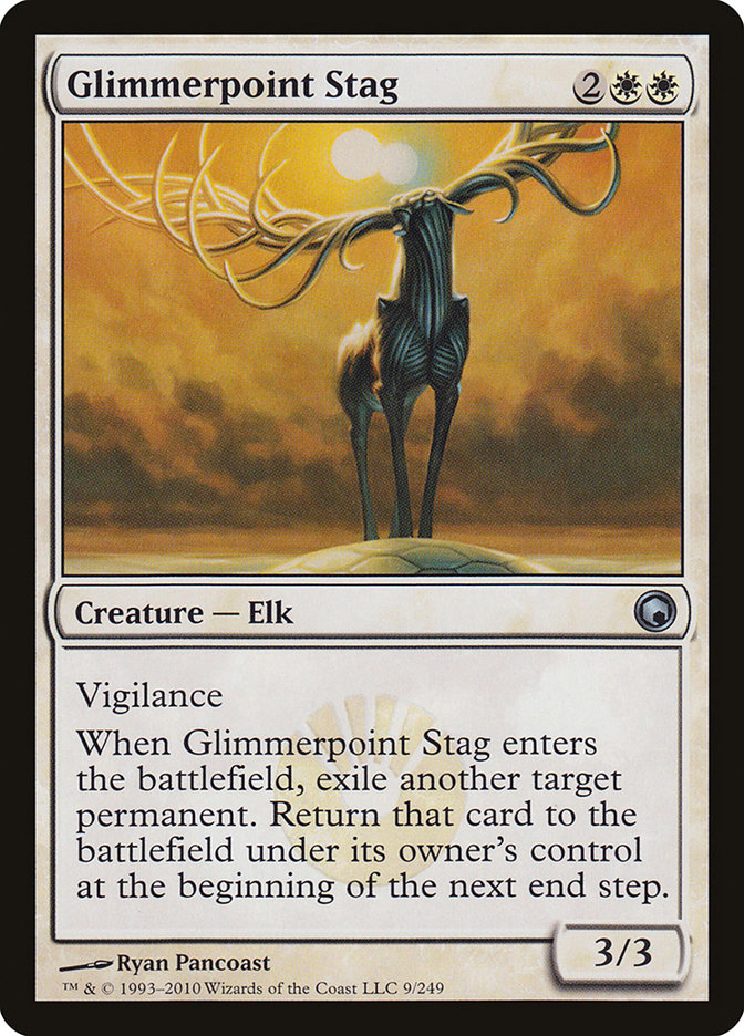 Glimmerpoint Stag [Scars of Mirrodin] | Card Citadel