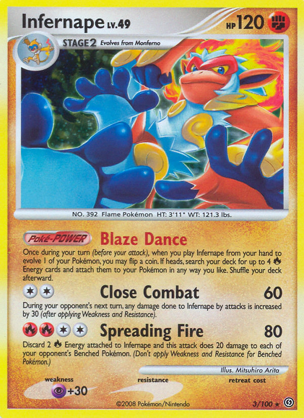 Infernape (3/100) [Diamond & Pearl: Stormfront] | Card Citadel