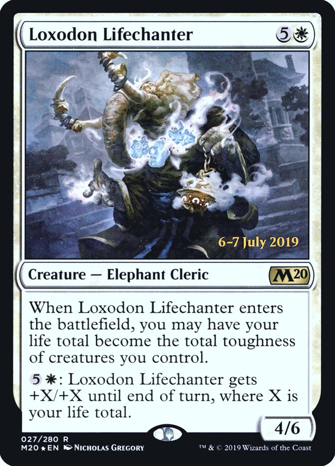 Loxodon Lifechanter  [Core Set 2020 Prerelease Promos] | Card Citadel