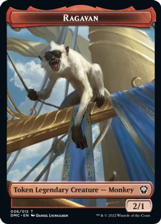 Ragavan // Treasure Double-sided Token [Dominaria United Commander Tokens] | Card Citadel