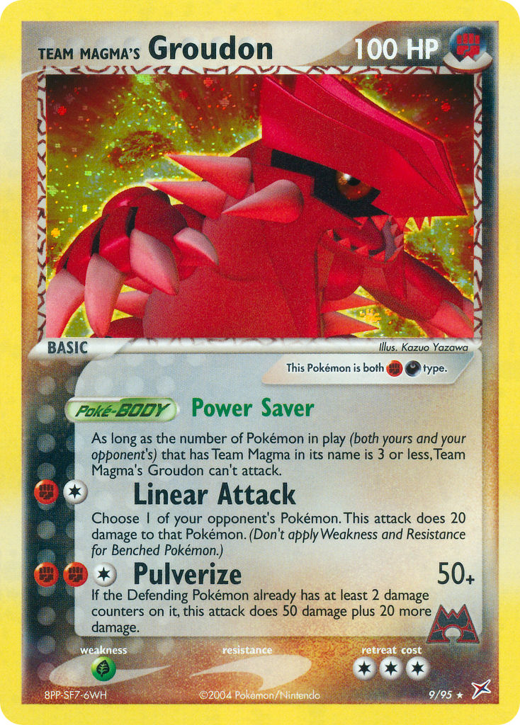 Team Magma's Groudon (9/95) (Theme Deck Exclusive) [EX: Team Magma vs Team Aqua] | Card Citadel