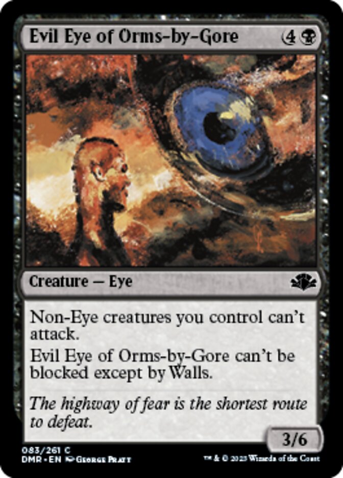 Evil Eye of Orms-by-Gore [Dominaria Remastered] | Card Citadel
