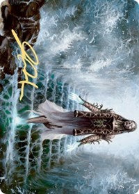 Karfell Harbinger Art Card (Gold-Stamped Signature) [Kaldheim: Art Series] | Card Citadel