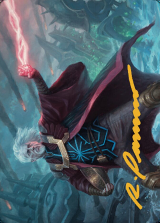 Urza, Lord Protector Art Card (Gold-Stamped Signature) [The Brothers' War Art Series] | Card Citadel