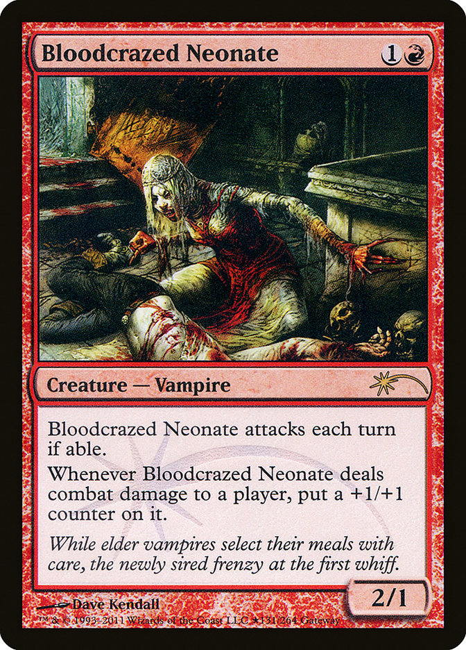 Bloodcrazed Neonate [Wizards Play Network 2011] | Card Citadel