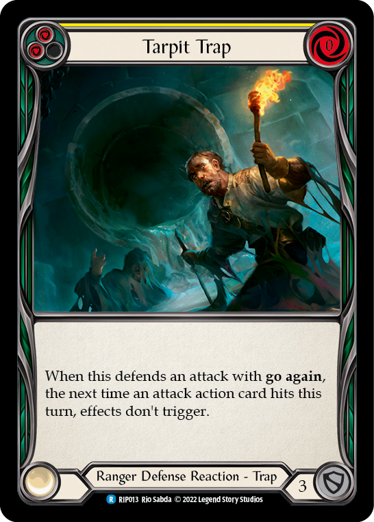 Tarpit Trap (Yellow) [RIP013] (Outsiders Riptide Blitz Deck) | Card Citadel