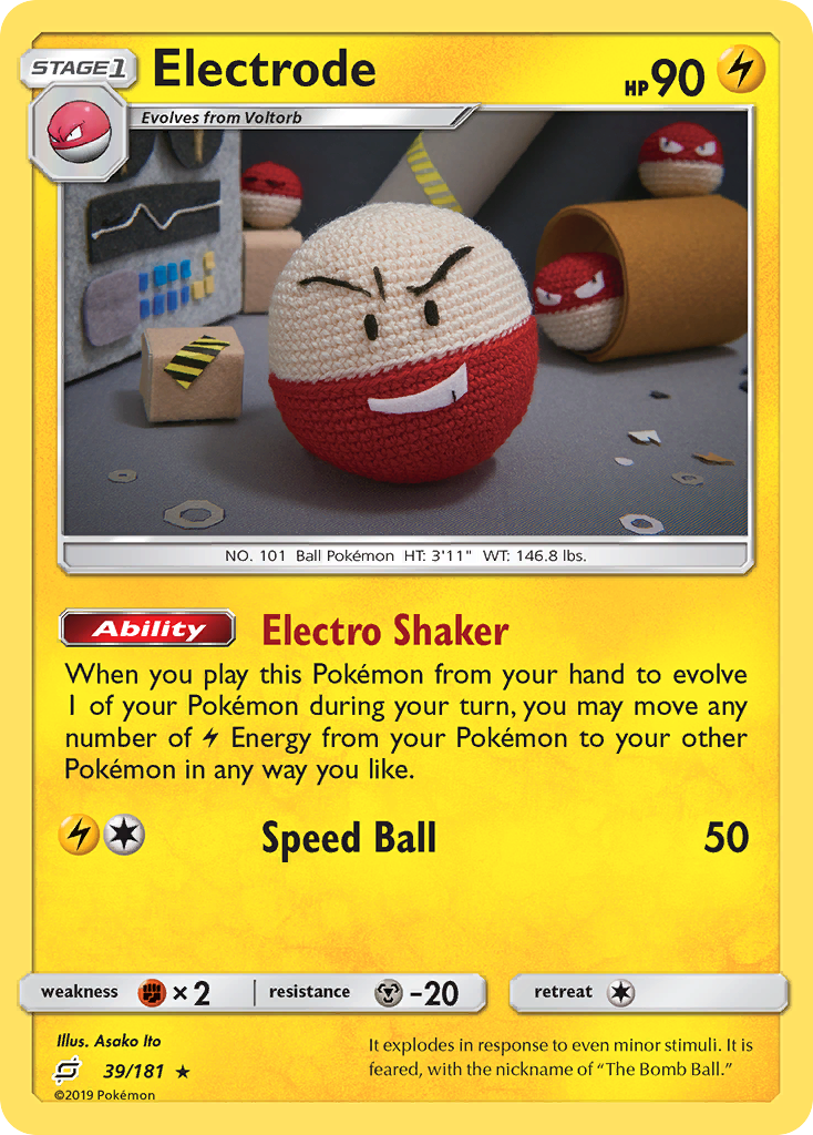 Electrode (39/181) [Sun & Moon: Team Up] | Card Citadel